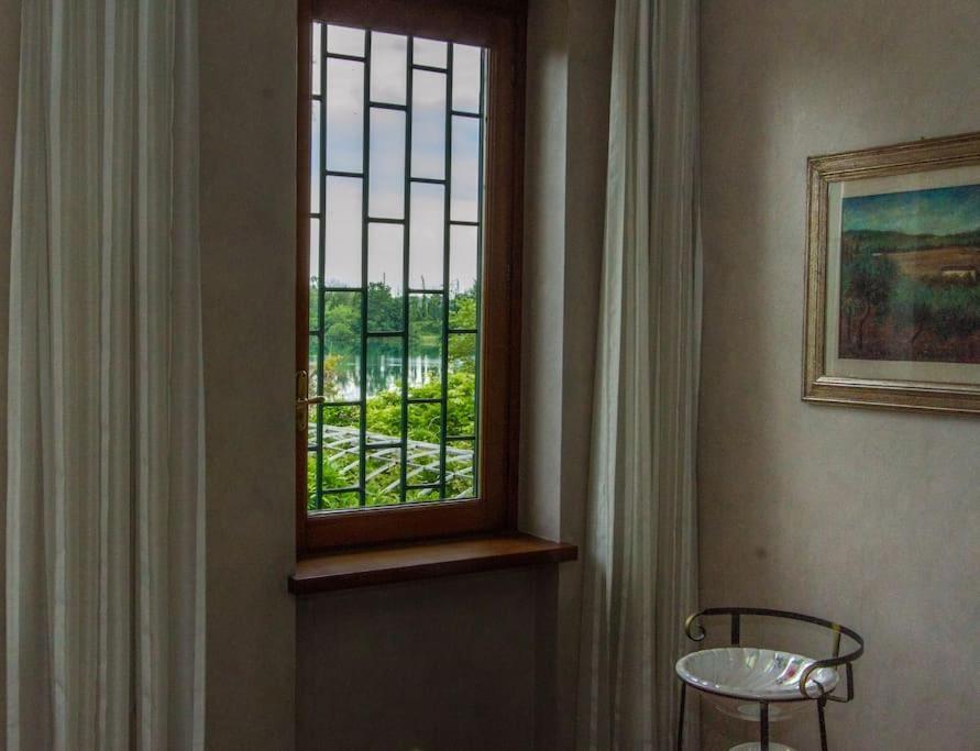 Casa Su Lago Privato A Due Passi Da Milano Segrate Exteriör bild